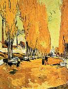Vincent Van Gogh Les Alicamps painting